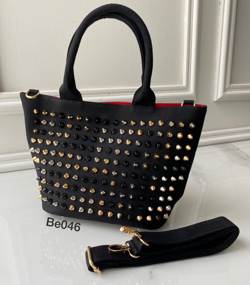 Bolso negro apliques 25Cm*21Cm BOL01-7 - Image 2