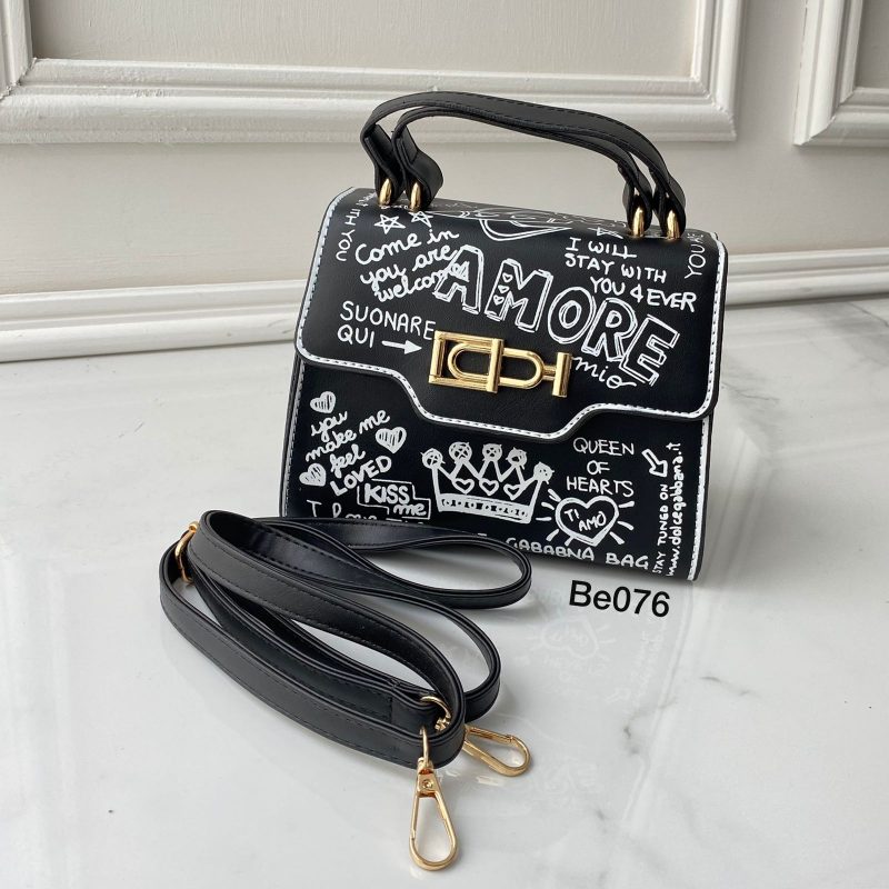 Bolso negro 20cm*16cm  8027-4 - Image 2