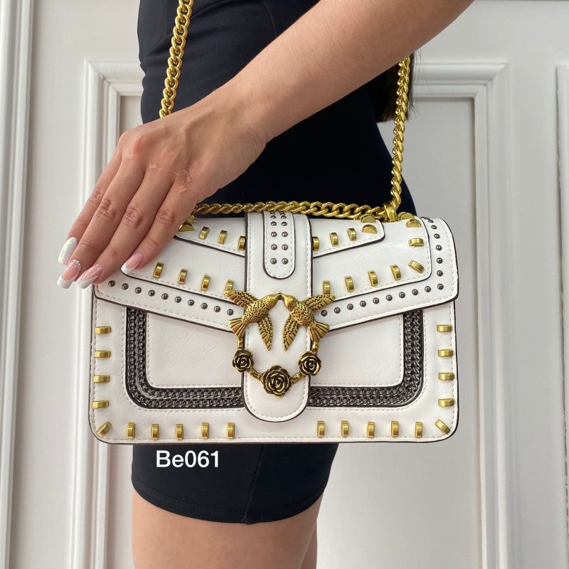 Bolso blanco 24cm* 14cm  6002-1