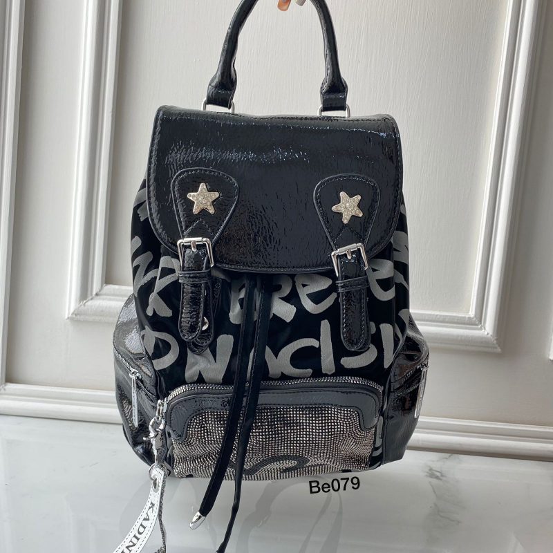 Morral negro apliques   30cm*33cm  863-13-21 - Image 2