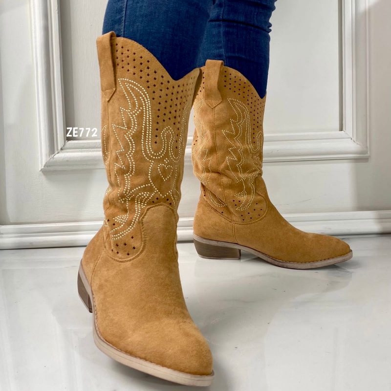 Bota texana café tacon 3cm   8582A   C2 - Image 2