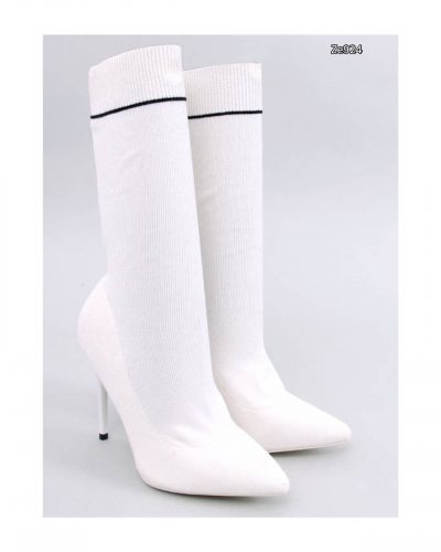 Botin blanco tacon 12Cm 372-113 C-4