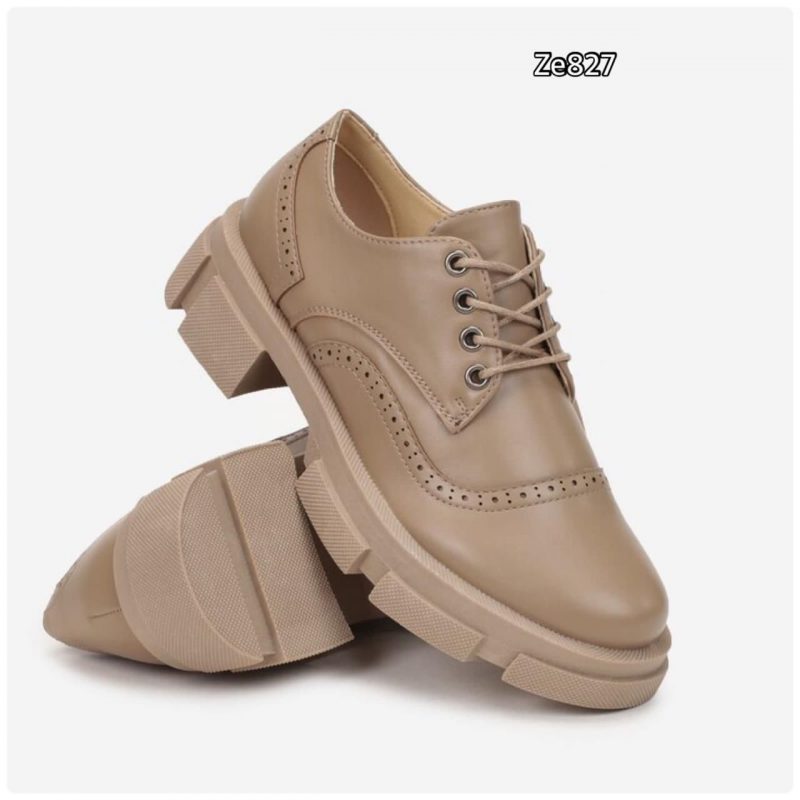 Zapato café suela 3cm  1090  C22 - Image 2