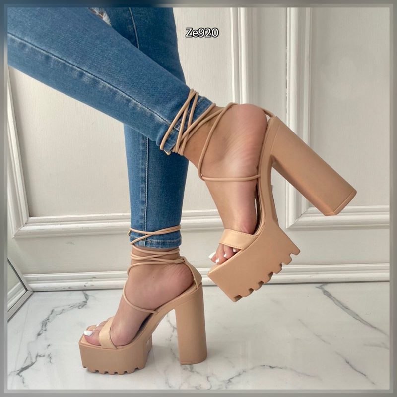 Sandalia Beige tacon 15Cm 8338-121-C16