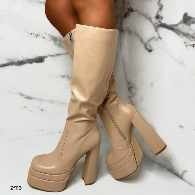 Bota caña alta nude tacon 15cm    X8241   C33 - Image 4