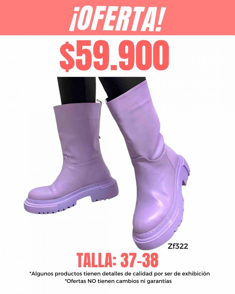 Bota Lila suela 5Cm  300 C1