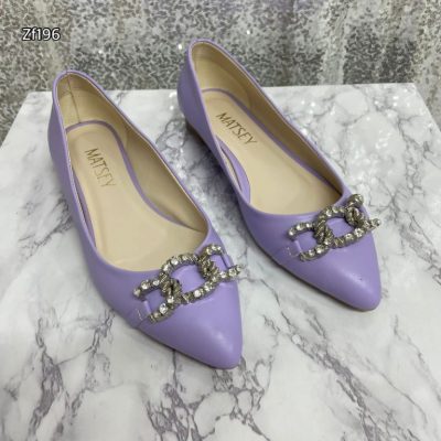 Baleta lila apliques plateados  2975   C7