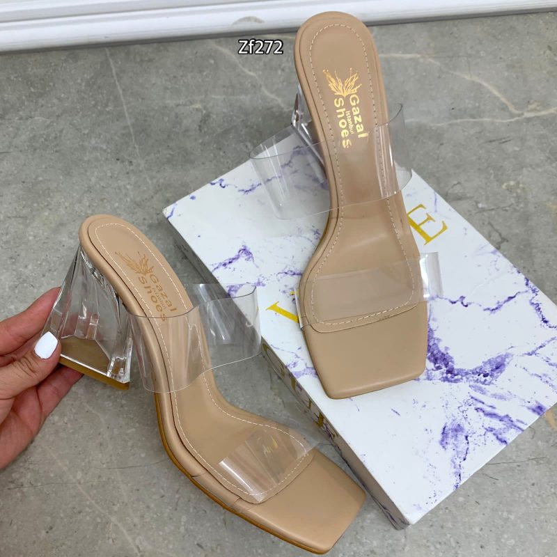 Sandalia beige tacon 9cm  631  C2 - Image 2