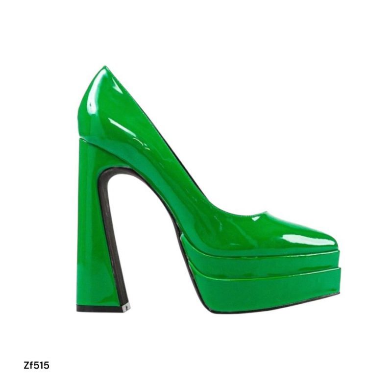 Tacon verde plataforma 4cm tacon 13cm  LD-1163   C2