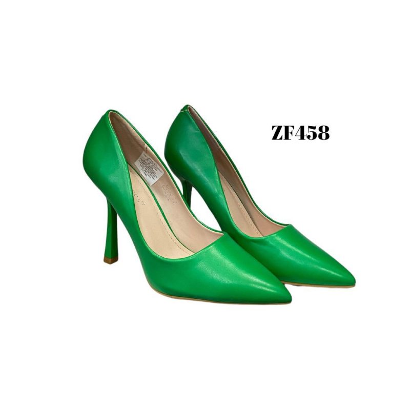 Stiletto verde tacon 10cm   6830   C31