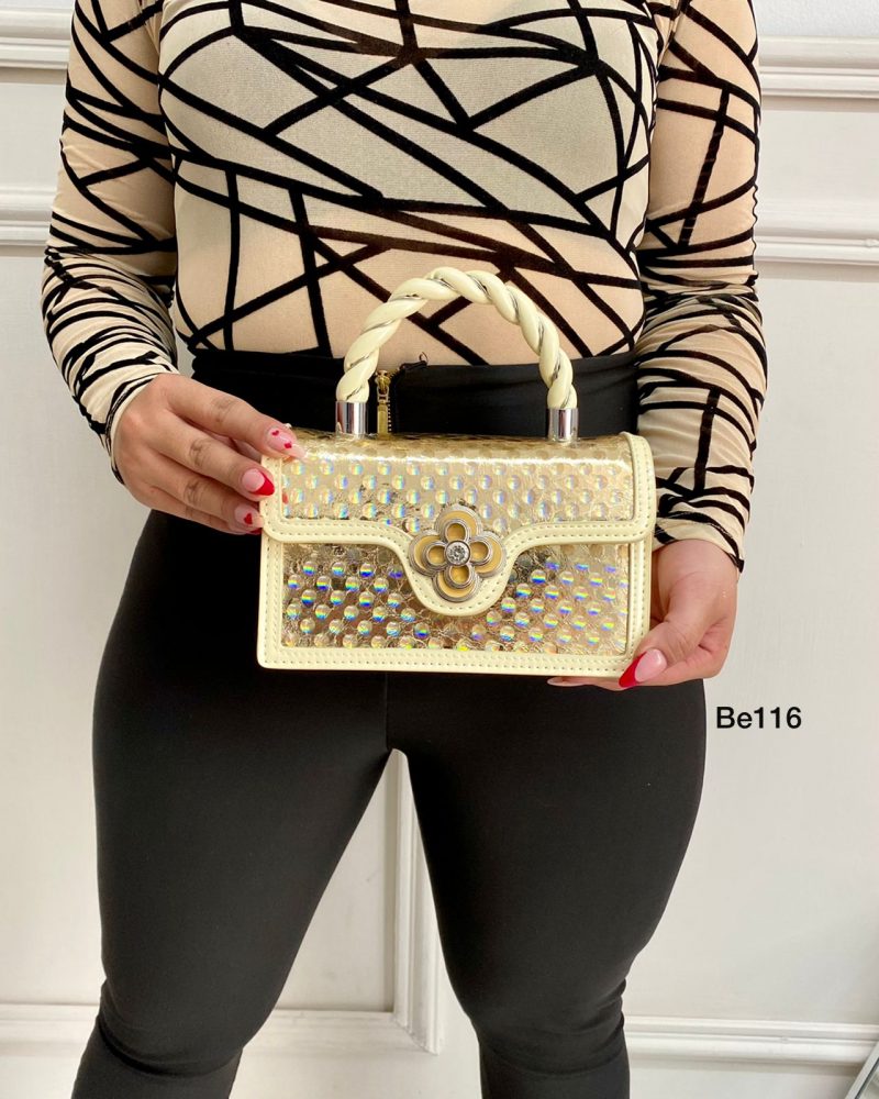 Bolso dorado 12cm*19cm  22-024  C-B