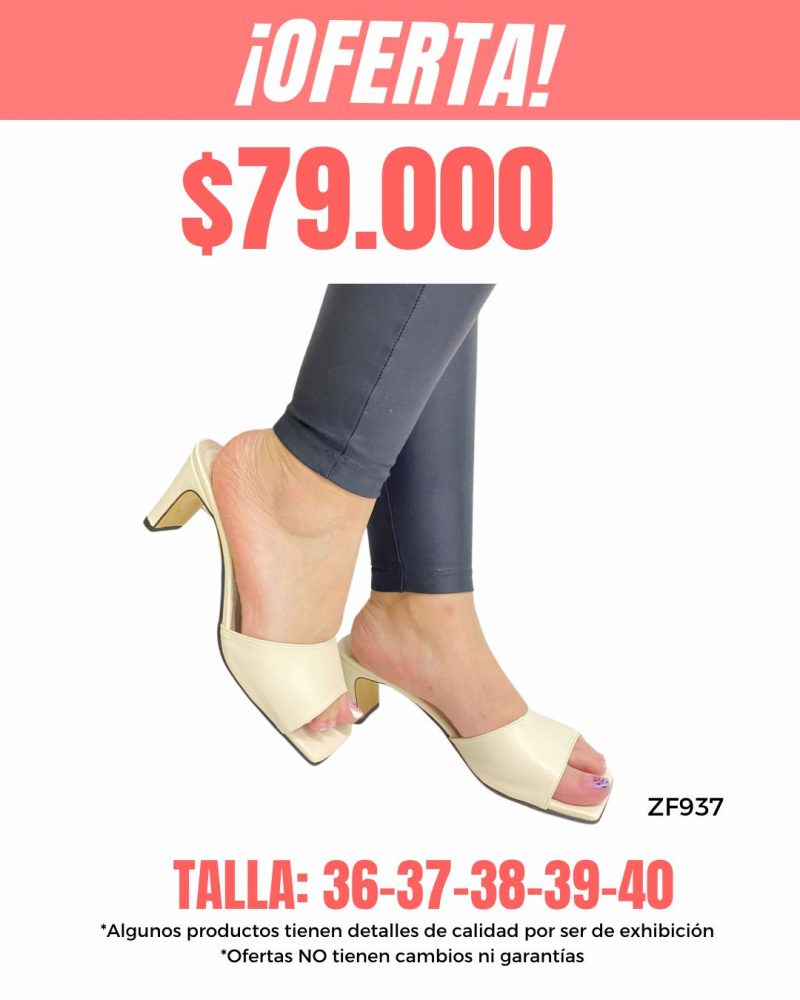 Sandalia beige tacon 7cm  SAN002