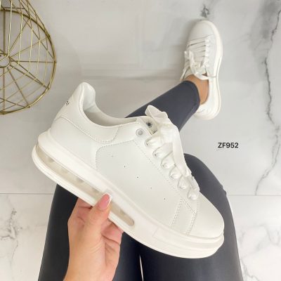 Tenis blanco recamara 3cm TN09# C-1