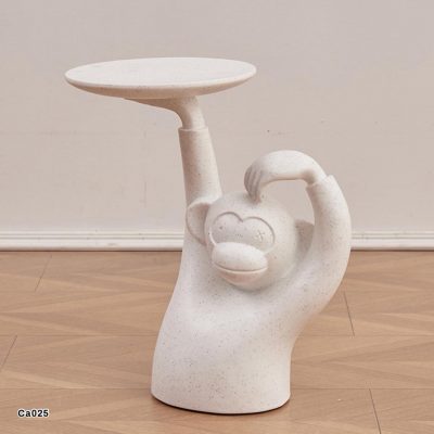 Mesa auxiliar mono blanco  51cm* 19cm* 54cm