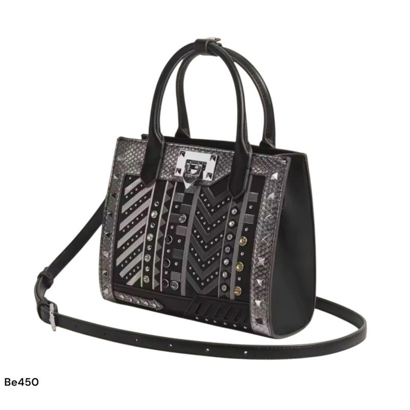 Bolso plateado detalle apliques brillantes   22cm* 13cm* 9cm*  6562  C-B - Image 2