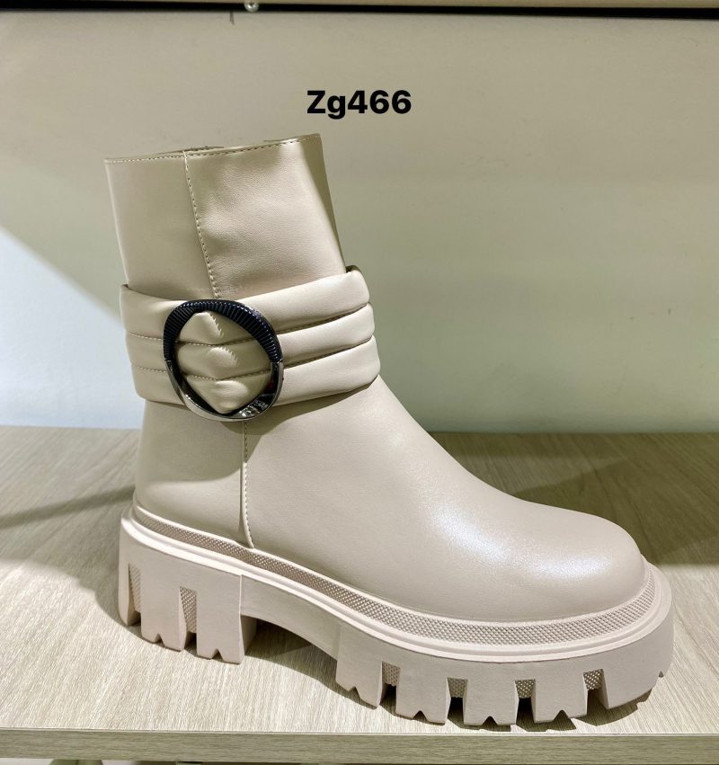 Botin beige aplique tacon 5cm  7692-H353  C-F - Image 2