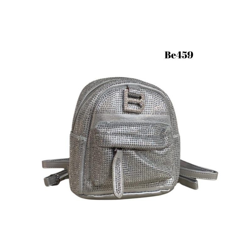 Morral plateado apliques brillantes   19cm* 20cm* 10cm   94505  C-B - Image 2