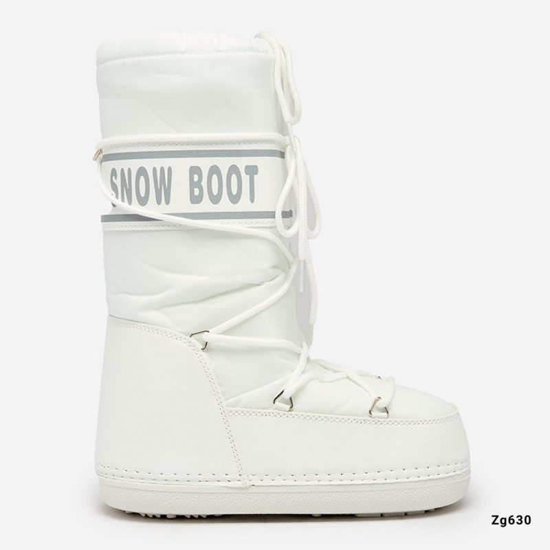 Bota blanco tipo nieve NB618   C-77 - Image 2