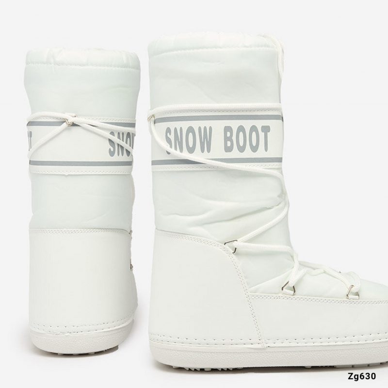 Bota blanco tipo nieve NB618   C-77 - Image 3