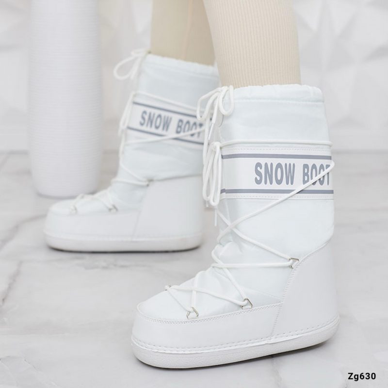 Bota blanco tipo nieve NB618   C-77 - Image 5