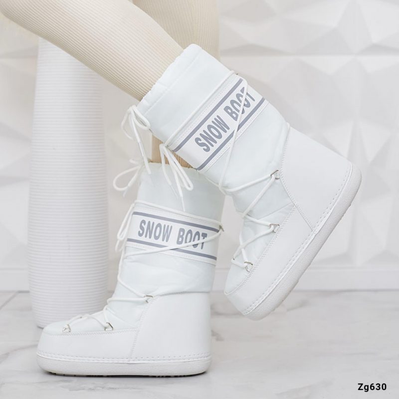 Bota blanco tipo nieve NB618   C-77 - Image 6