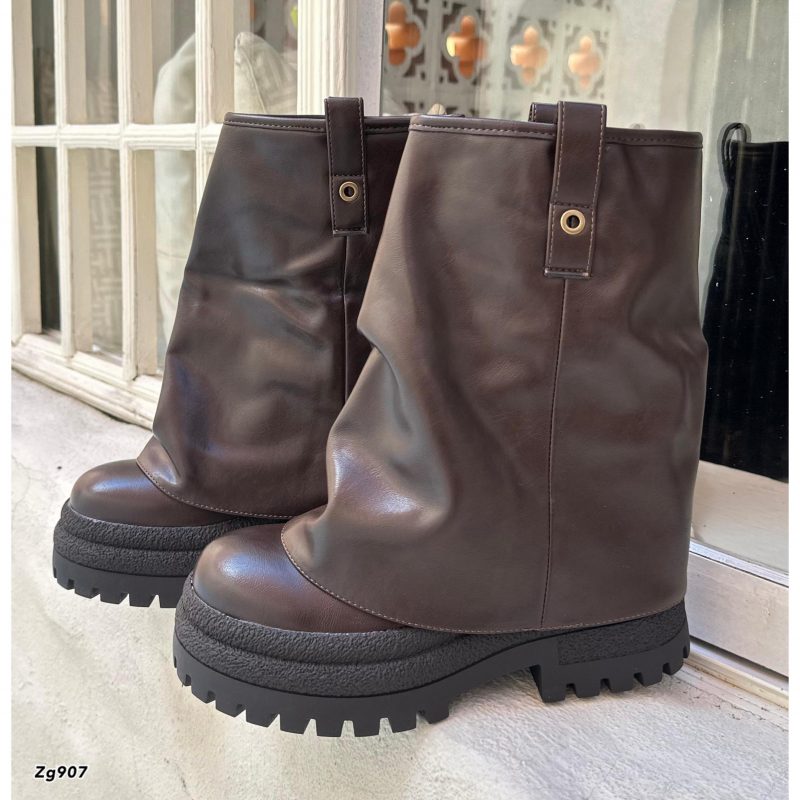 Botin cafe doblez suela  6cm  2P9A-AX3435-06  C-24 - Image 2