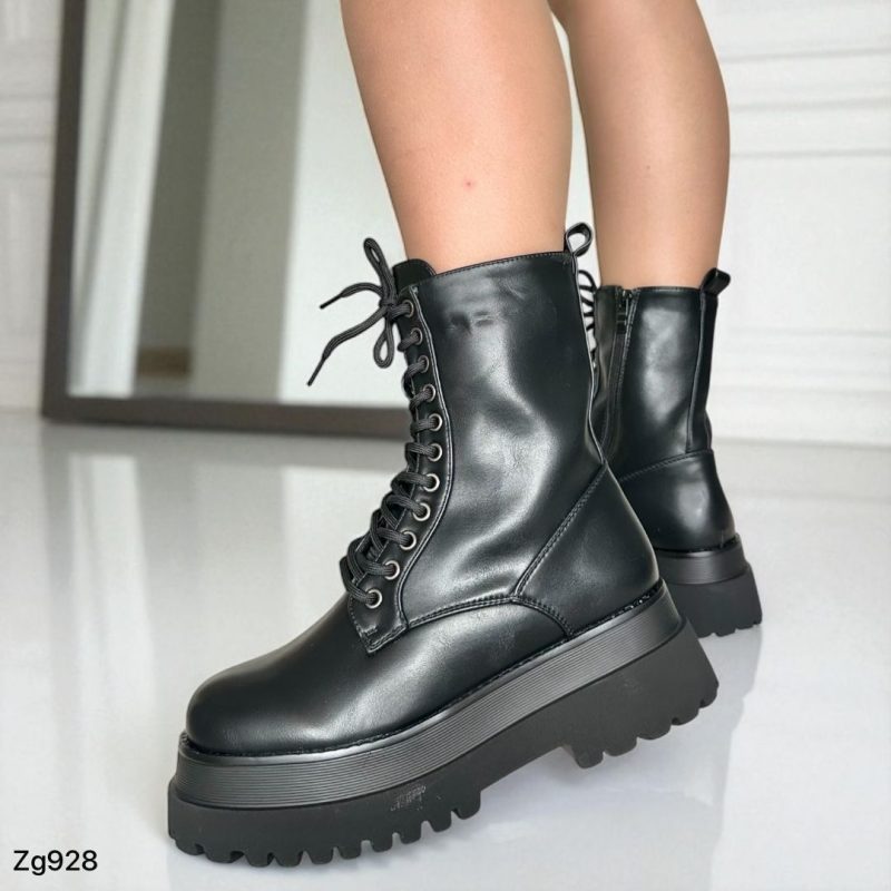 Botin negro plataforma 6cm  YL273  C-27 - Image 2