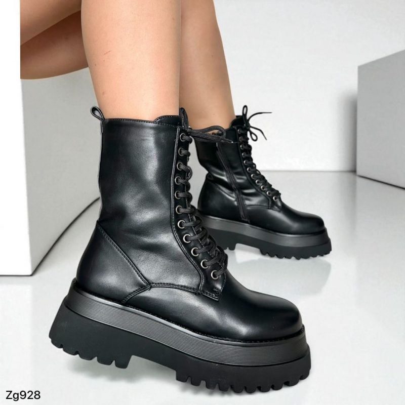 Botin negro plataforma 6cm  YL273  C-27