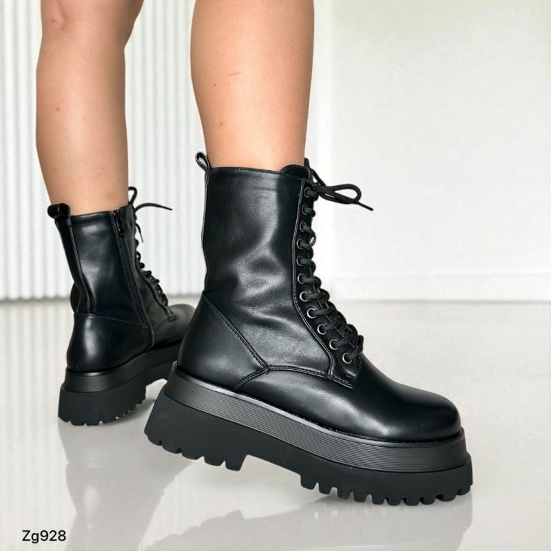 Botin negro plataforma 6cm  YL273  C-27 - Image 3